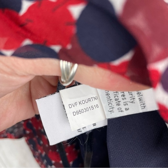 Diane Von Furstenberg Kourtni silk sheath dress size 14 - Picture 12 of 15